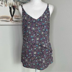 CABI Light Purple Scrollwork Floral Cami 3453 | Small